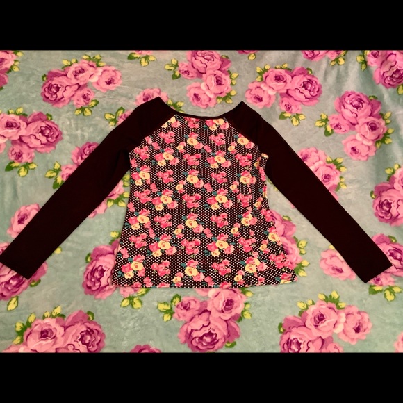 Betsey Johnson M Performance Lot Floral Top & Bra - Picture 7 of 8